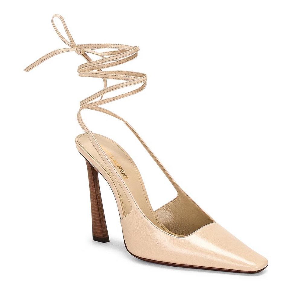 Saint laurent tie up heels size 38 worn once